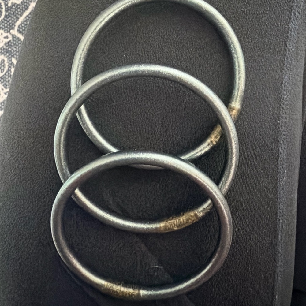 Authentic Budhagirl Dark Gray bracelets